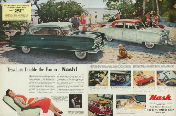 2-page advertisement - Nash for 1954