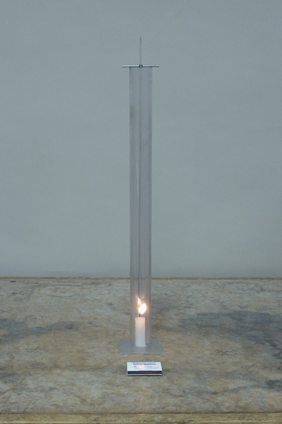 Candle in tube