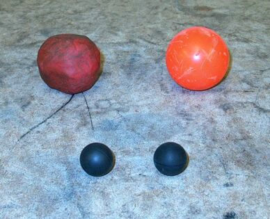 Elastic vs. inelastic balls