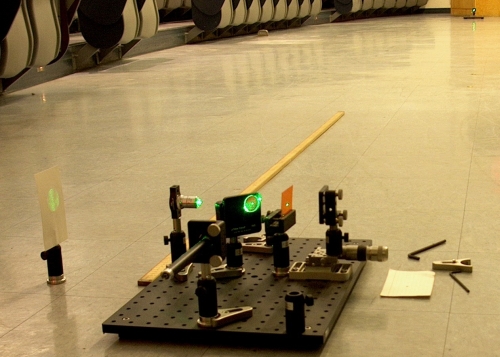 Michelson interferometer with long arm
