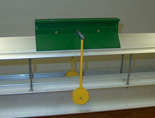 Pendulums on air track cart