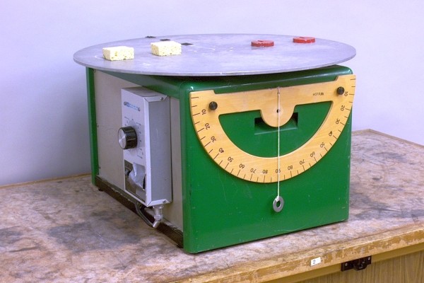 Turntable, measure friction
