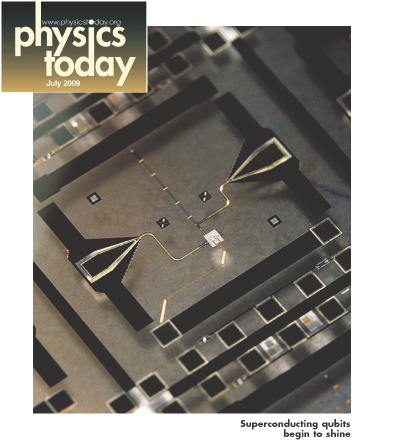 Physics Today cover