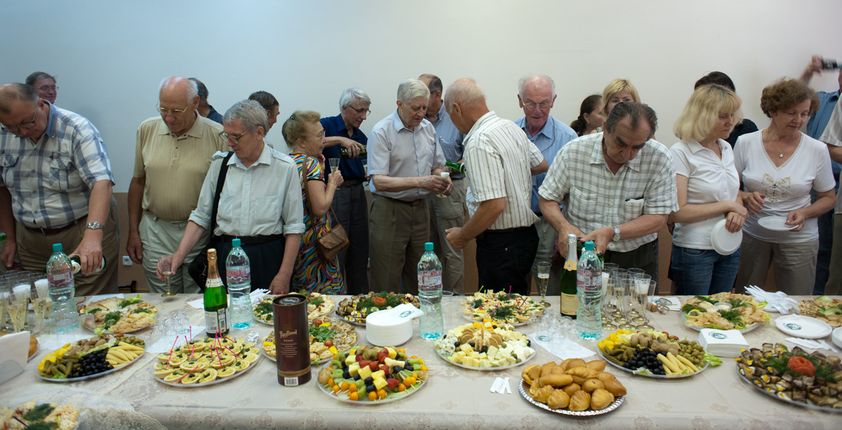 Feast at the ASC
      reception.