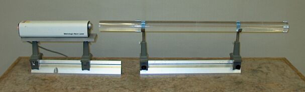 Laser beam through Plexiglas® rod